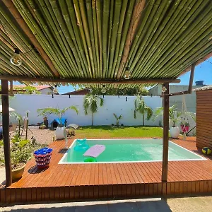 Casa De Praia, Alto Padrao, Estilo Industrial, 50 Metros Do Mar. Casa de Férias